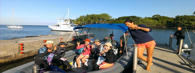 Deluxe Morning Wild Dolphin Swim and Kealakekua Bay Snorkel in Kailua-Kona, Hawaii