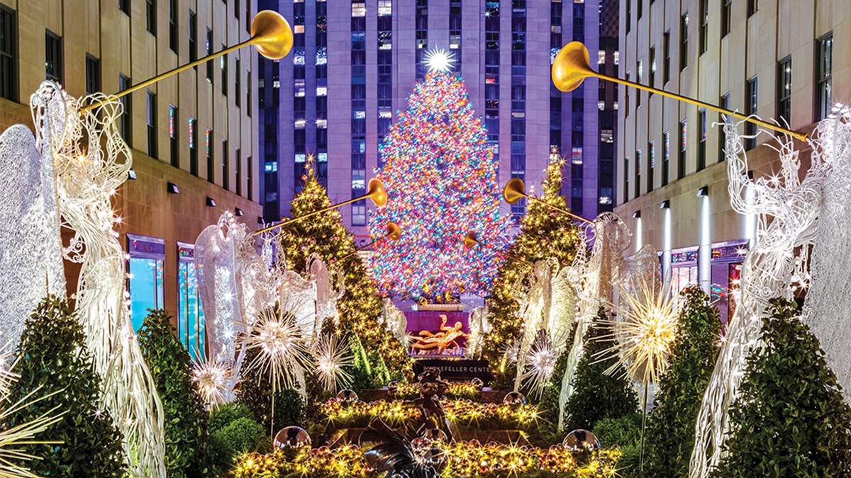 christmas tree in rockefeller center