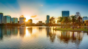 Lake Eola Downtown Orlando Florida