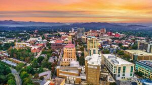 Asheville North Carolina Skyline